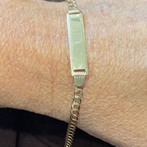 White gold bracelet