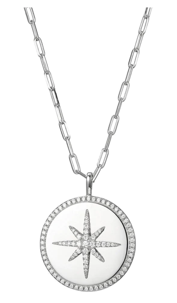 North Star white necklace
