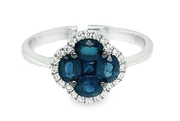 Blue Clover Ring (2)
